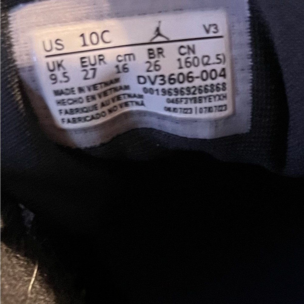 Jordan’s sneakers